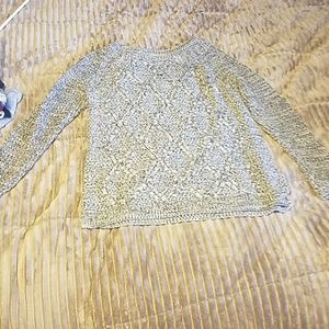 Grey New sweater sz large youth